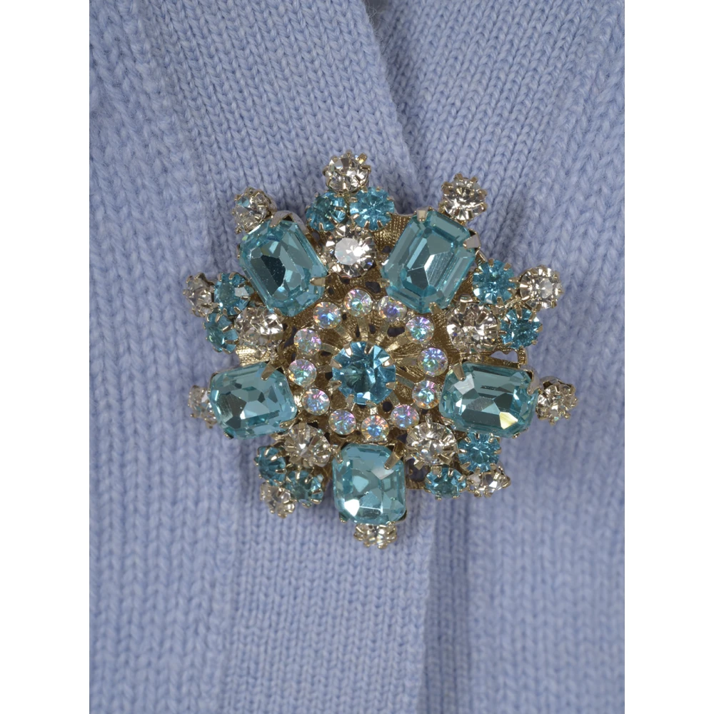 Blumarine Cardigan Sweaters Blue Dames