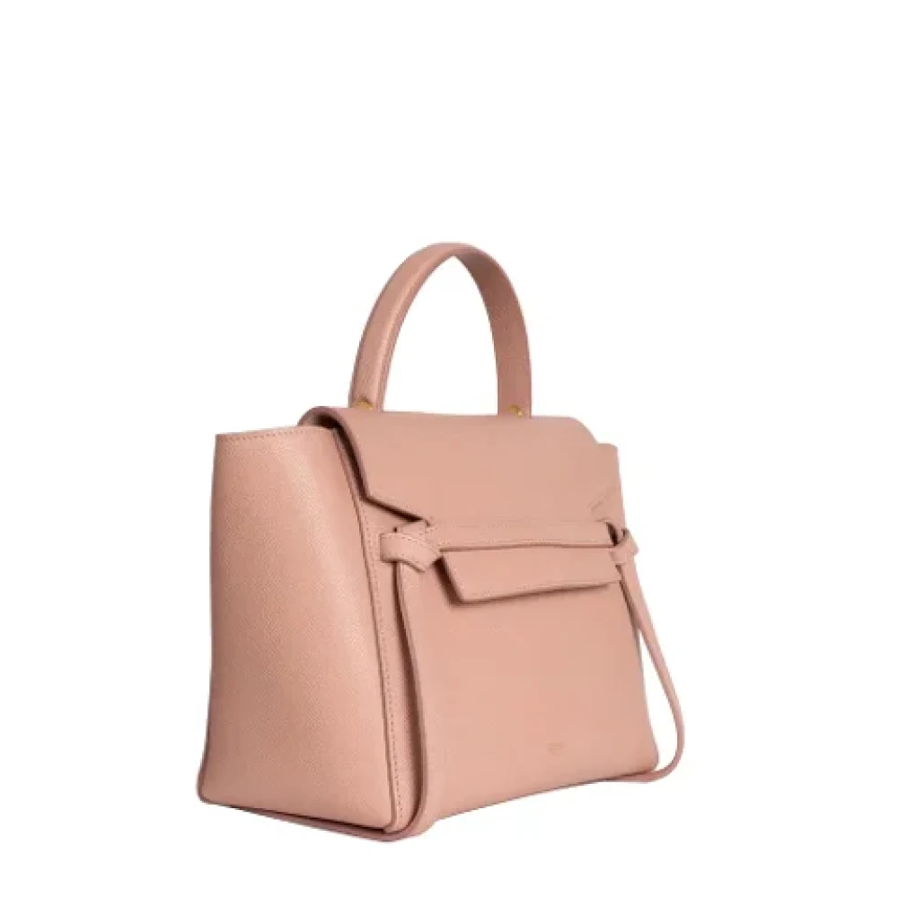 Celine Vintage Pre-owned Leather celine-bags Pink Dames