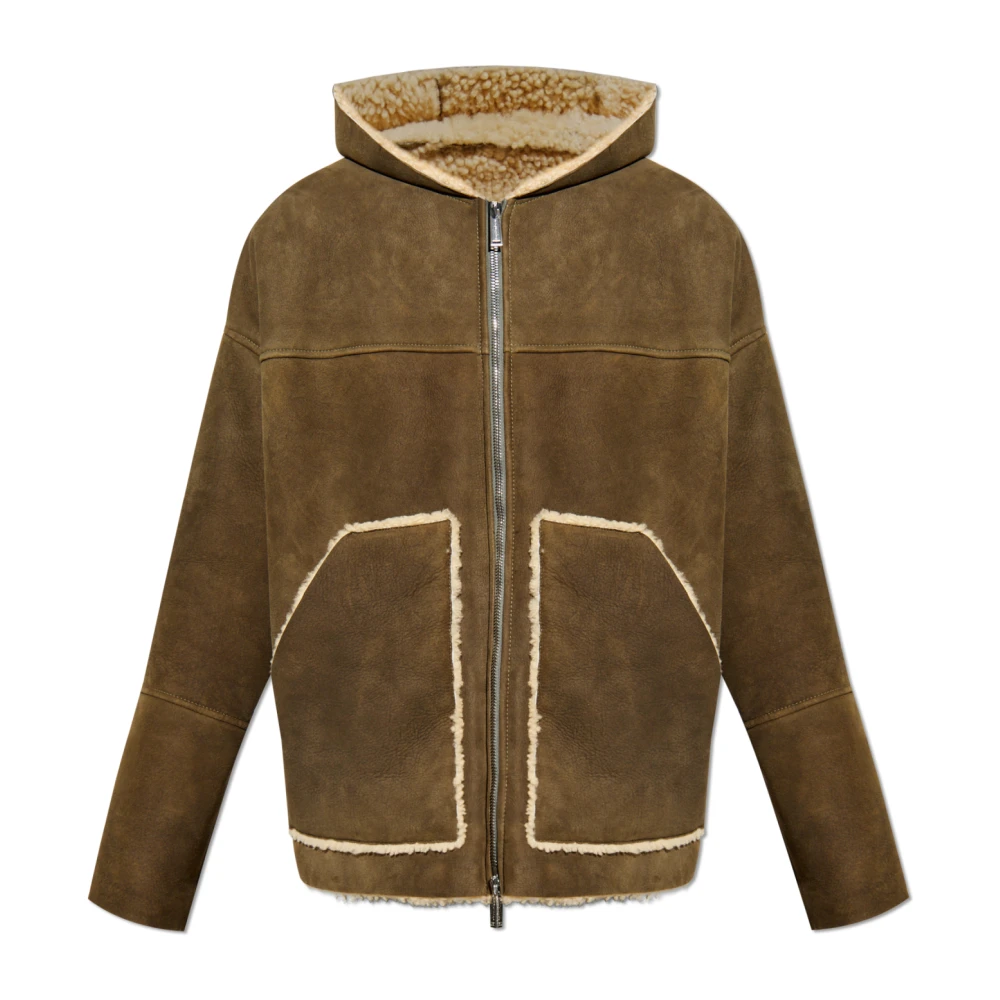 Jackets > Leather Jackets - - Dsquared2 - Modalova