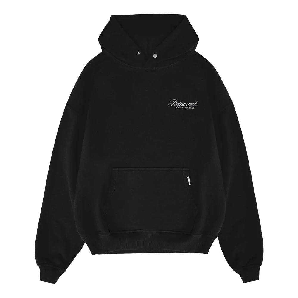 Represent Sweatshirt Owners Club Script Black Heren