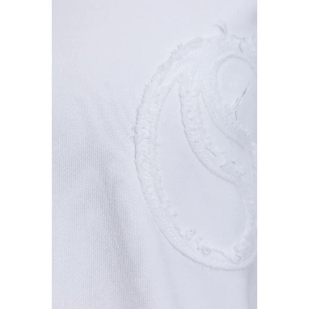 Stella Mccartney Katoenen vest met logo White Dames