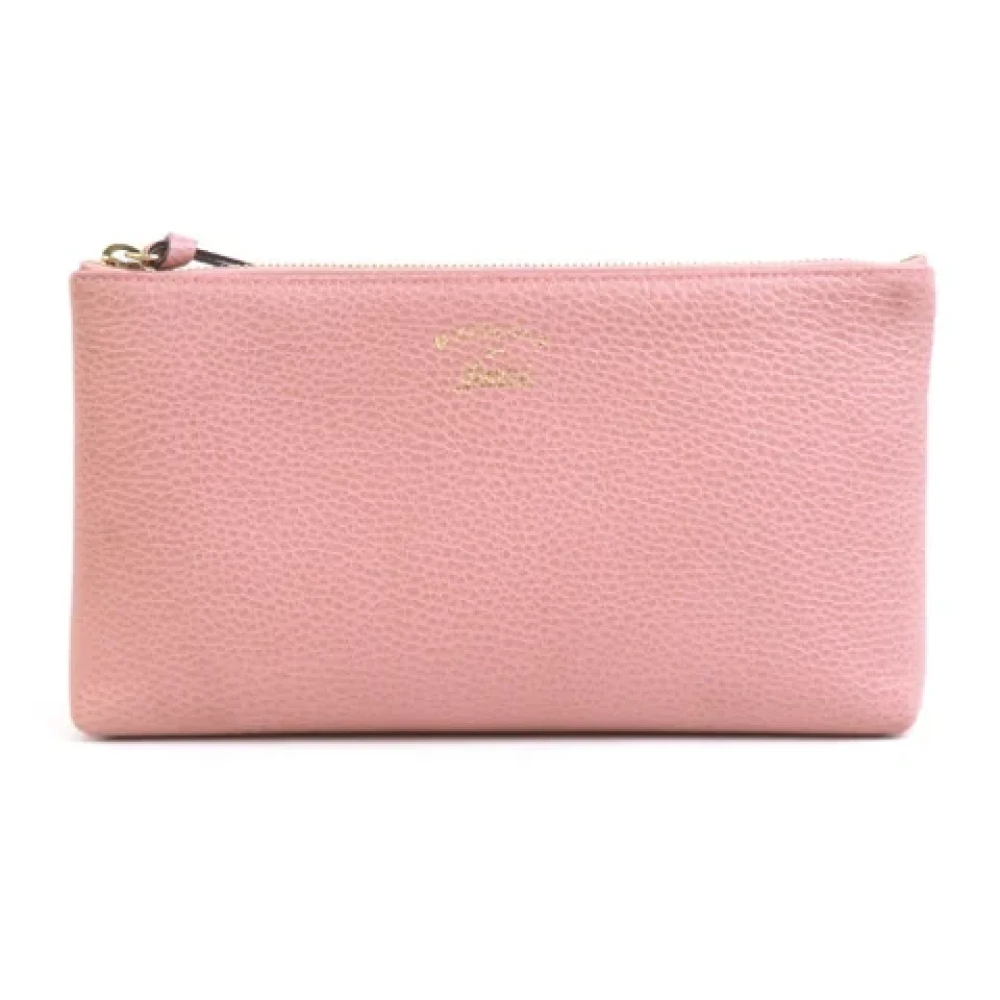 Gucci Vintage Pre-owned Fabric gucci-bags Pink Dames