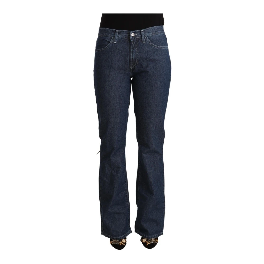 Gianfranco Ferré Women's Blue Elegant Flared Cotton Jeans - Bootcut Jeans - W30 - Jeans