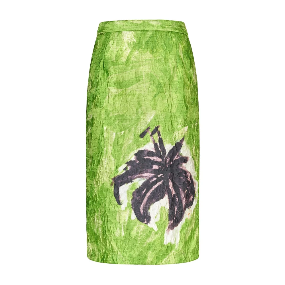 Stella Jean Midi Skirts Green Dames