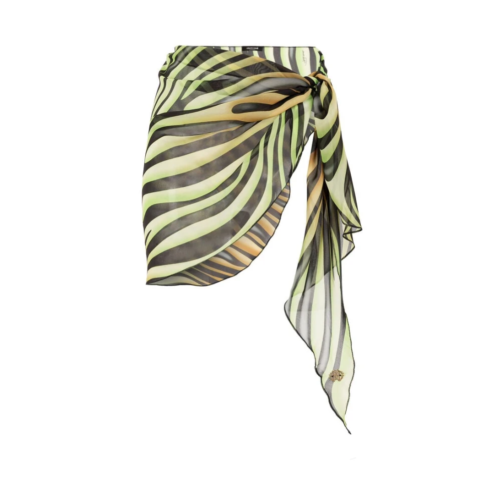 Roberto Cavalli Zebra Print Sarong Zelfbindend Multicolor Dames