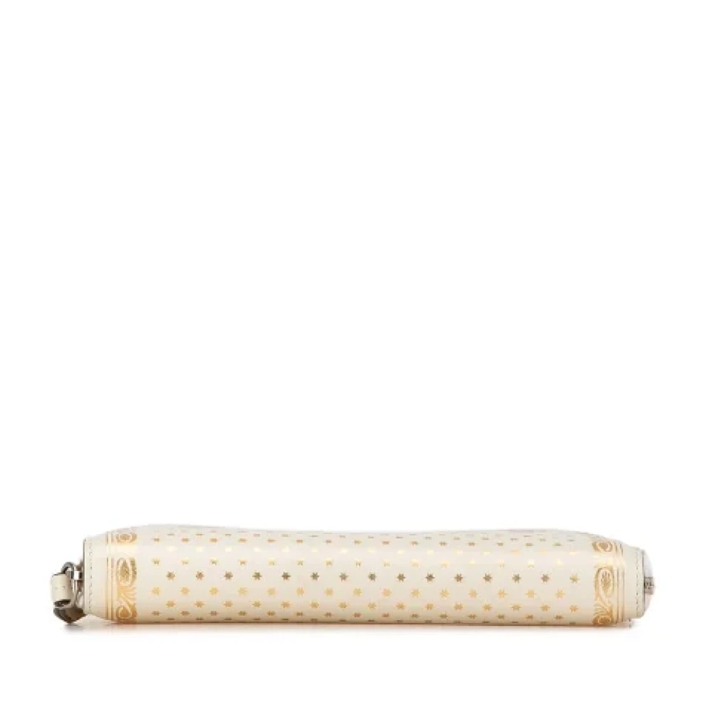 Gucci Vintage Pre-owned Leather wallets Beige Dames