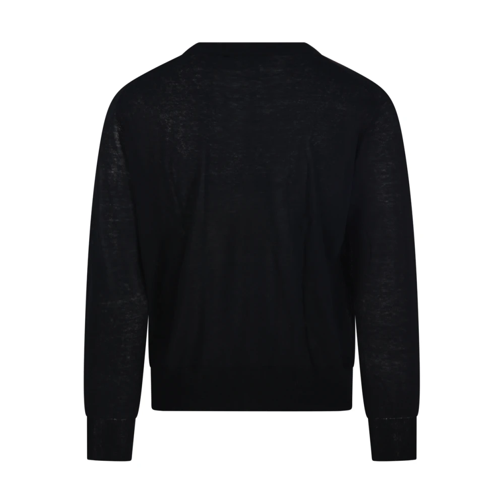 Dunst Zwarte Crew Neck Sweater Black Heren