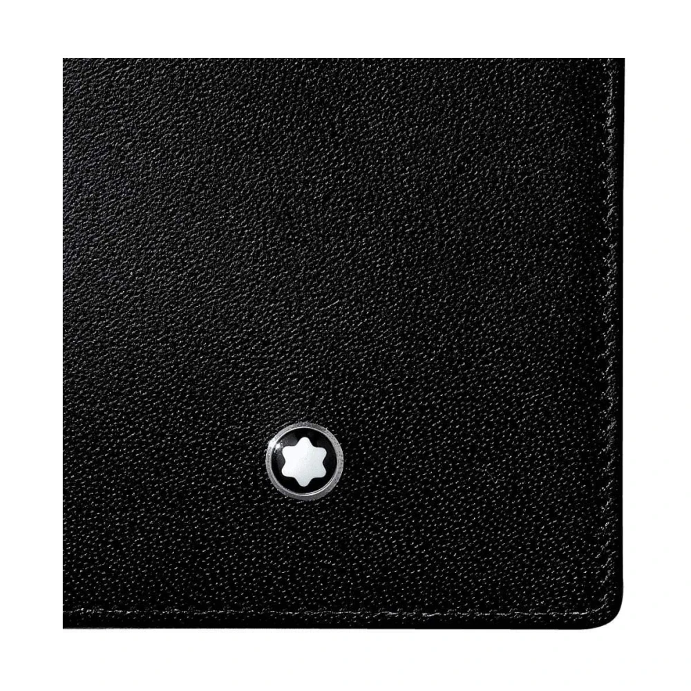 Montblanc Business Card Holder Gusset Black Heren
