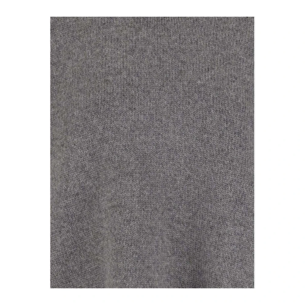 Jil Sander Cashmere Blend Crew Neck Sweater Gray Dames