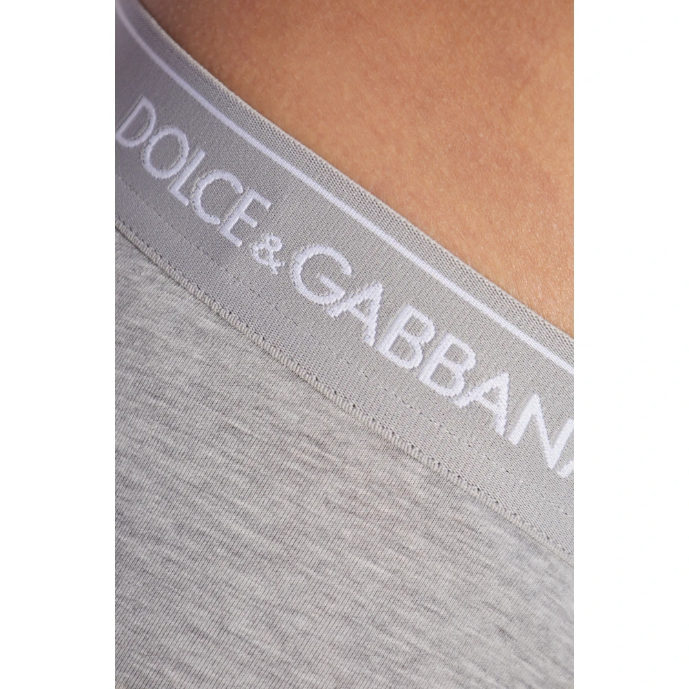 Dolce & Gabbana Twee-pack slips Gray Heren