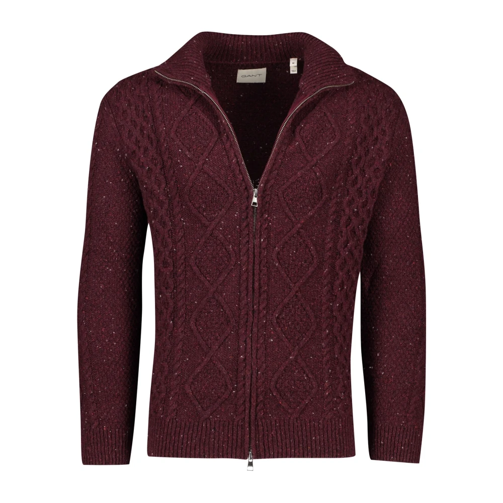 Gant Bordeaux Vest voor Mannen Red Heren