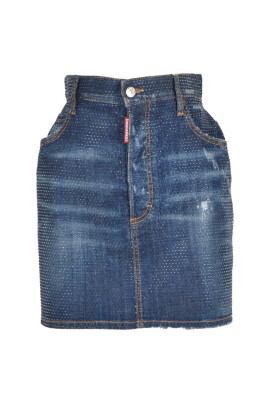 jupe-en-denim-bleu