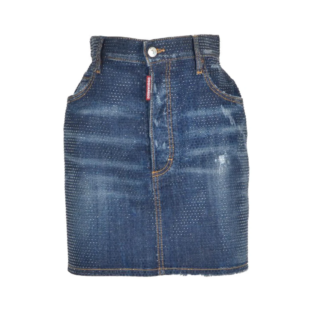 Dsquared2 Elegante Rok voor elke gelegenheid Blue Dames
