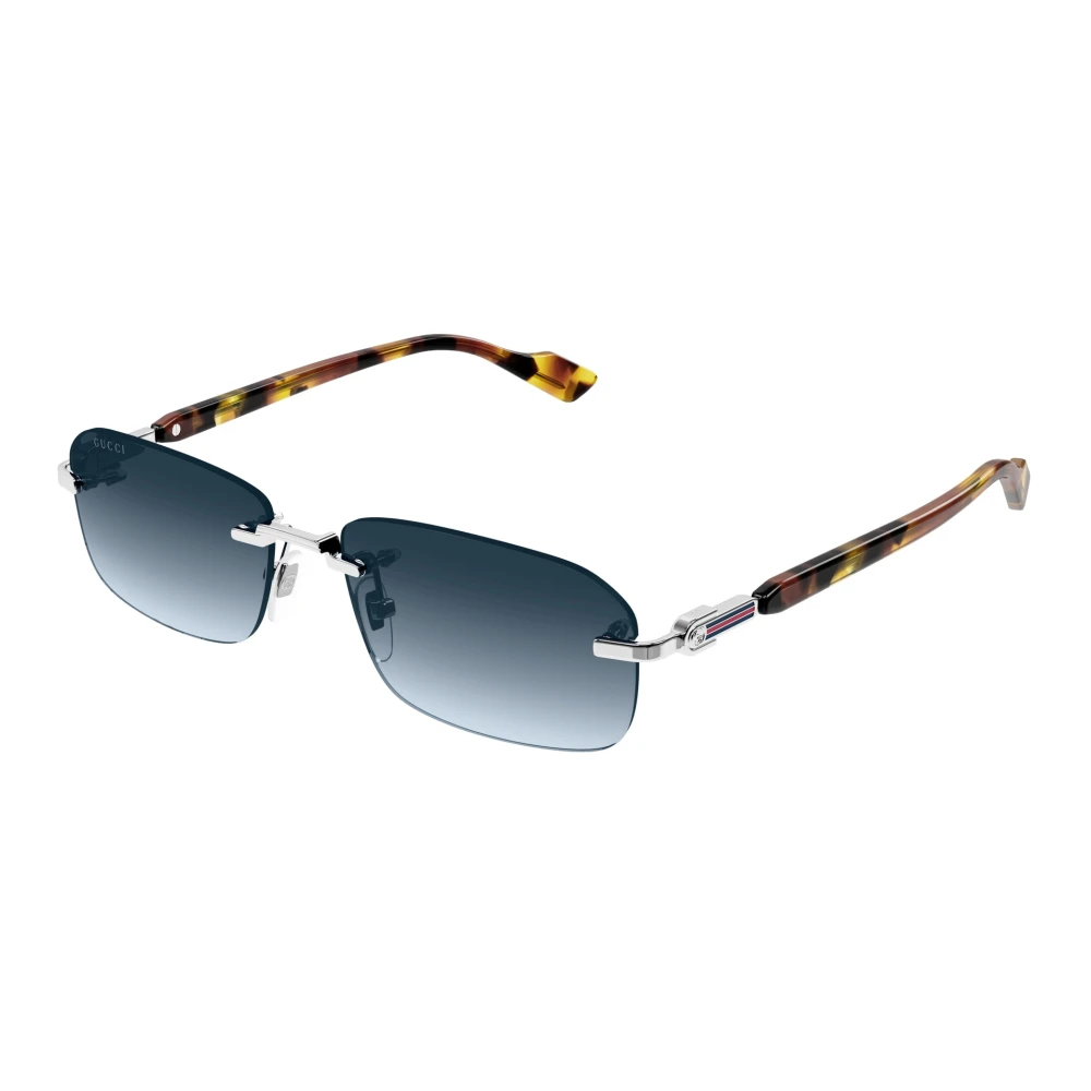 Gucci Men's Gray Sunglasses, 56 Mm, Sunglasses