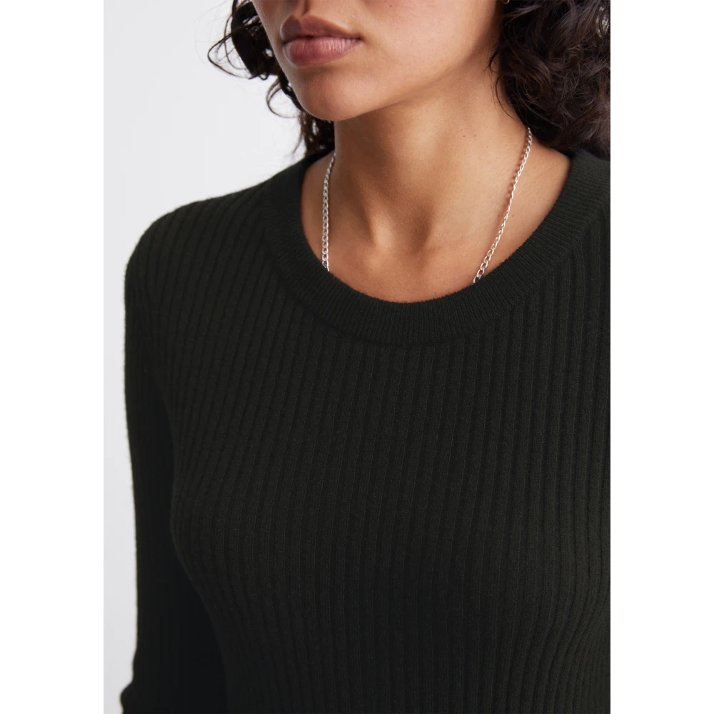 Marc O'Polo Gebreide jurk slim Black Dames