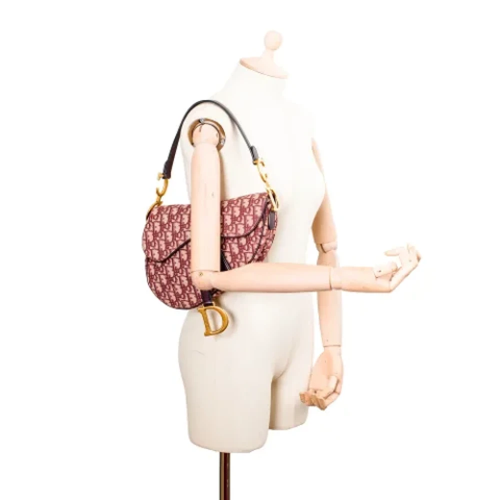 Dior Vintage Pre-owned Cotton dior-bags Red Dames