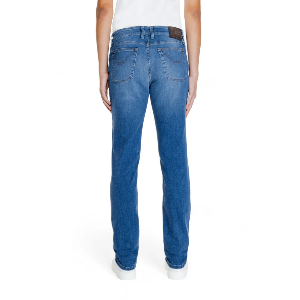 Jeckerson Heren Herfst Winter Katoenen Broek Blue Heren
