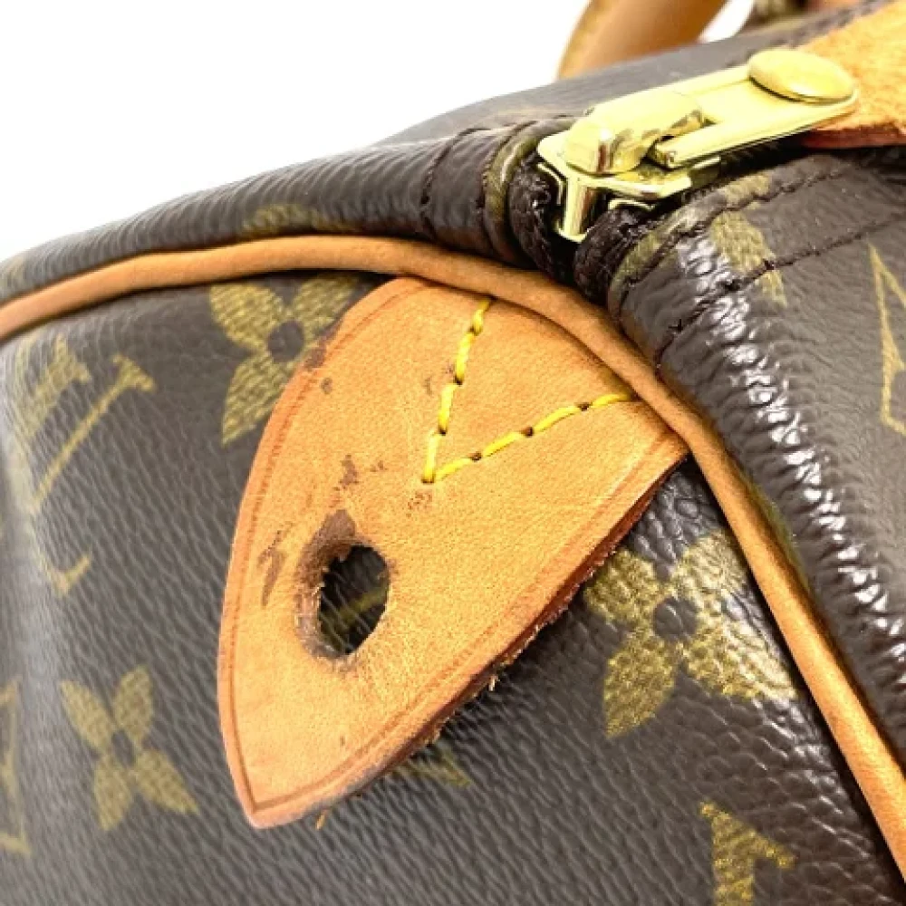 Louis Vuitton Vintage Pre-owned Cotton louis-vuitton-bags Brown Dames