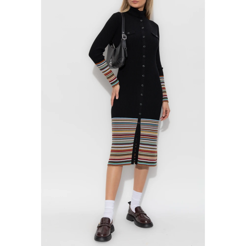 Paul Smith Wollen jurk Black Dames