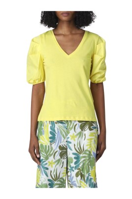 yellow-v-neck-tee-stylish-design