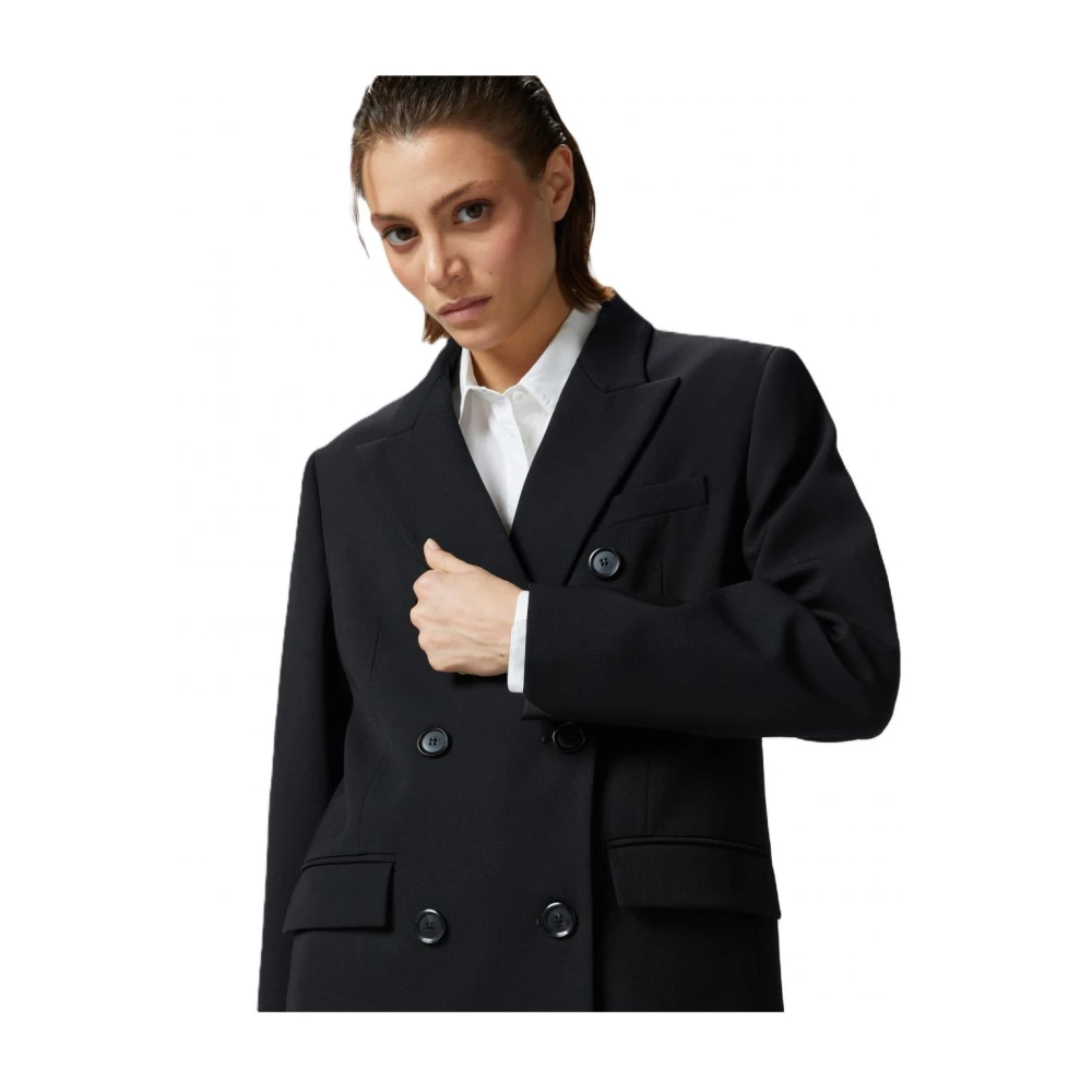pinko Katoenen Casual Shirt Black Dames