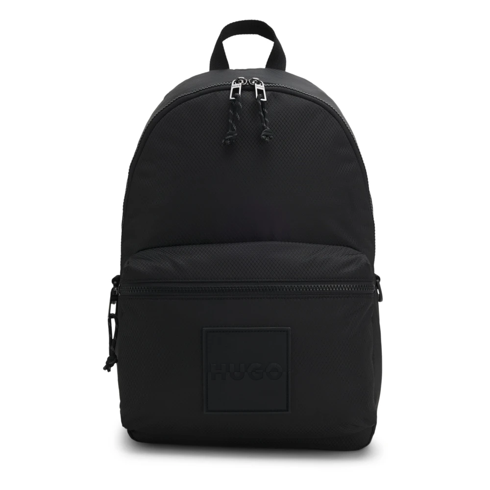 Hugo Black Backpacks, Unisex, One Size, Jhin Backpack