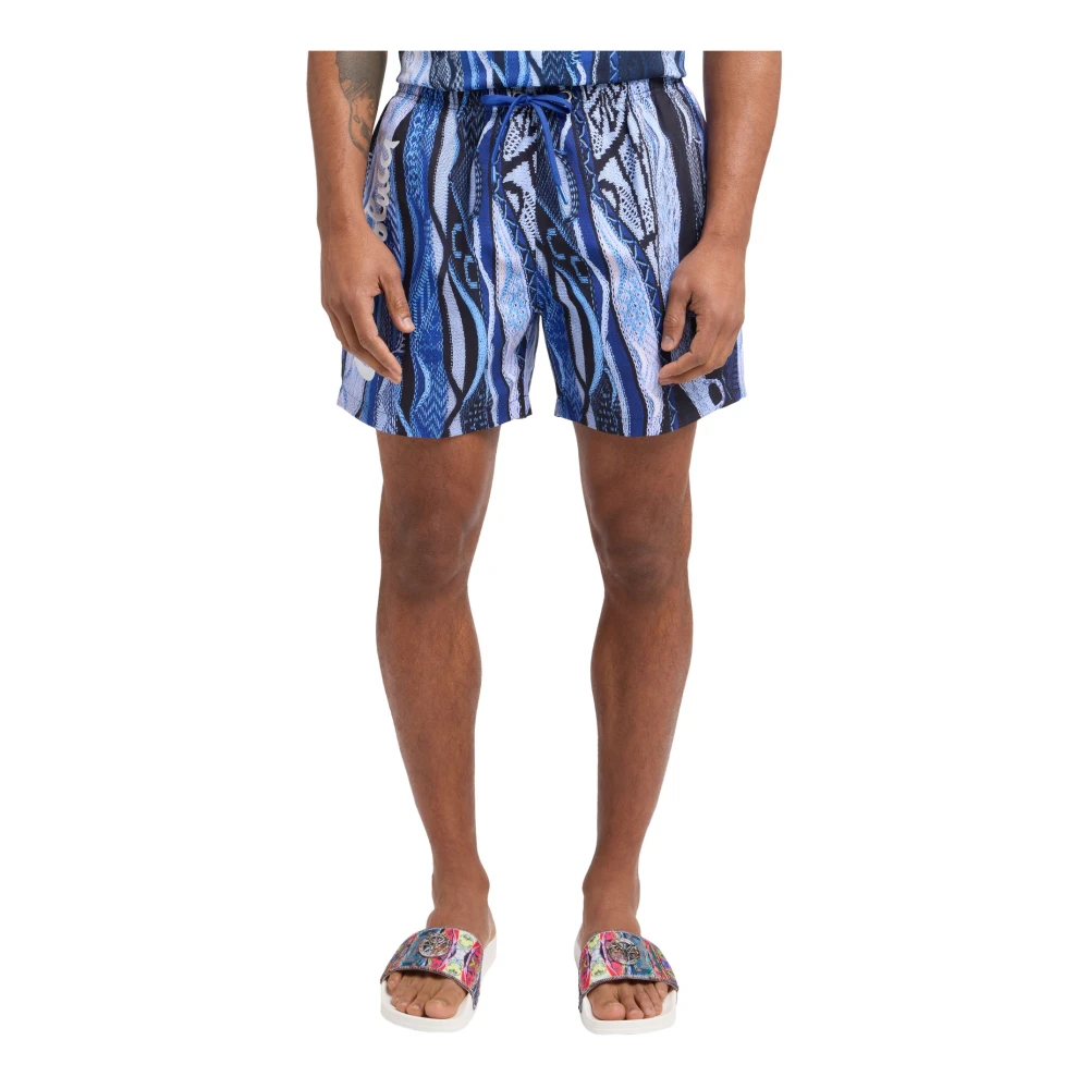 carlo colucci Sporty Beach Volleyball Surfing Swim Shorts Multicolor Heren