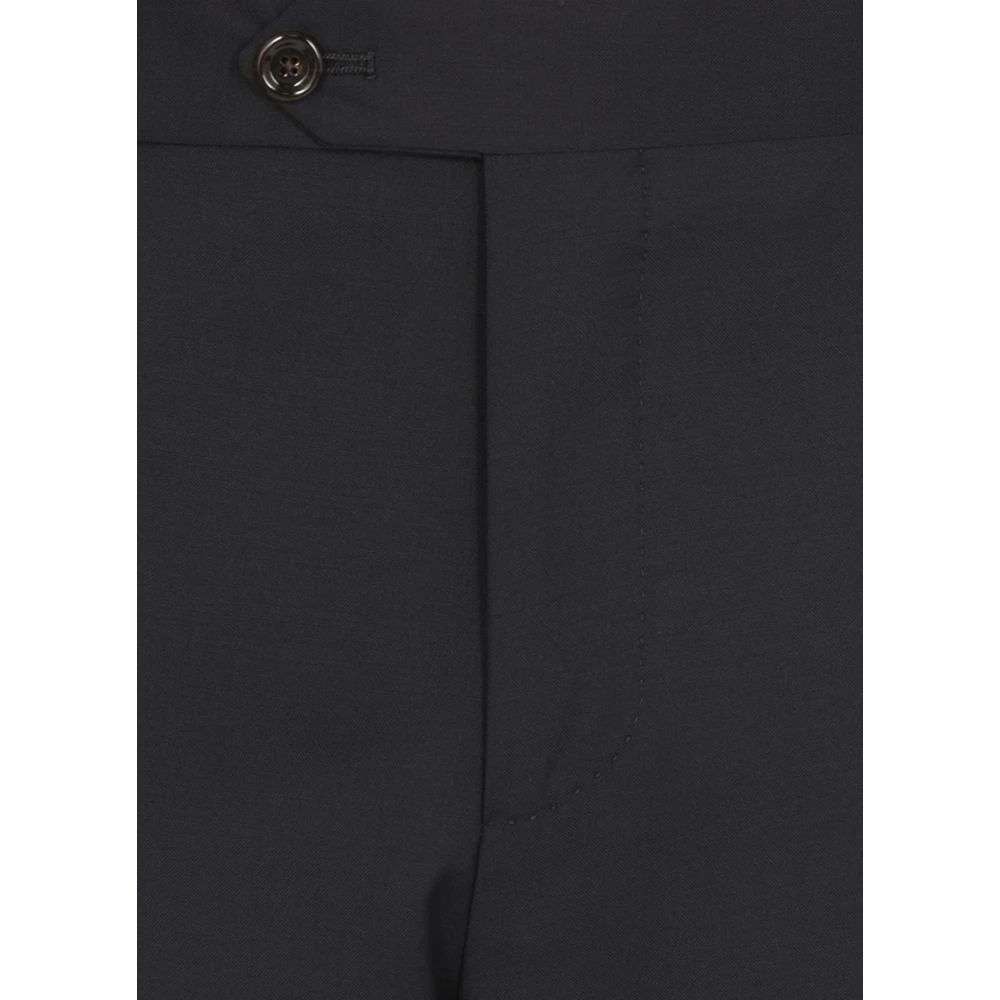 Lardini Blauw Wollen Pak met Iconische Pin Blue Heren