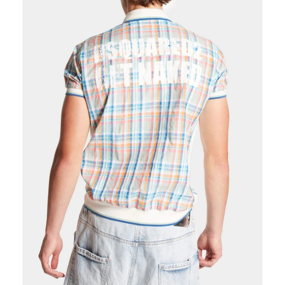 Dsquared2 Preppy Pastel Polo Shirt Multicolor Heren