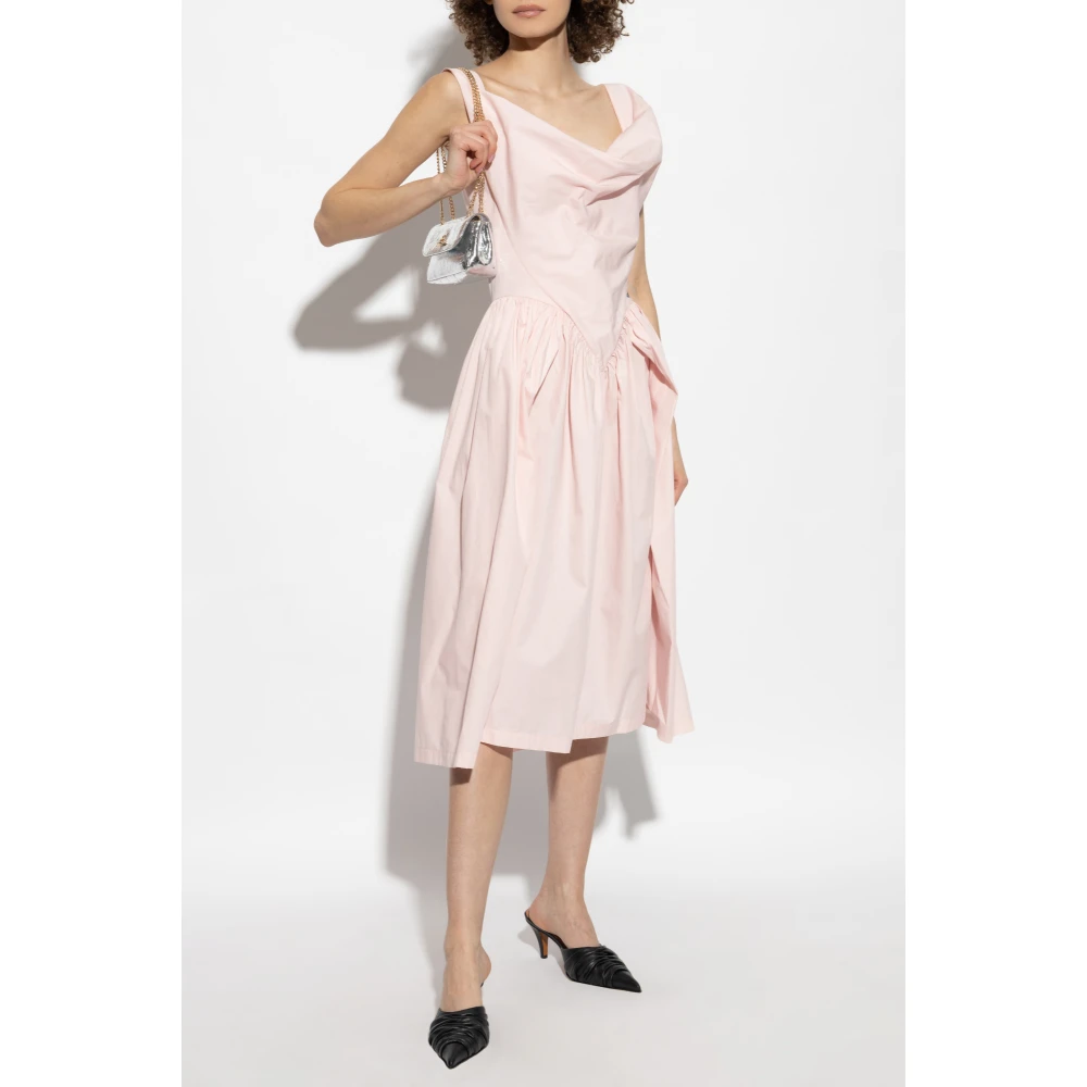 Vivienne Westwood Wijd uitlopende Jurk Pink Dames