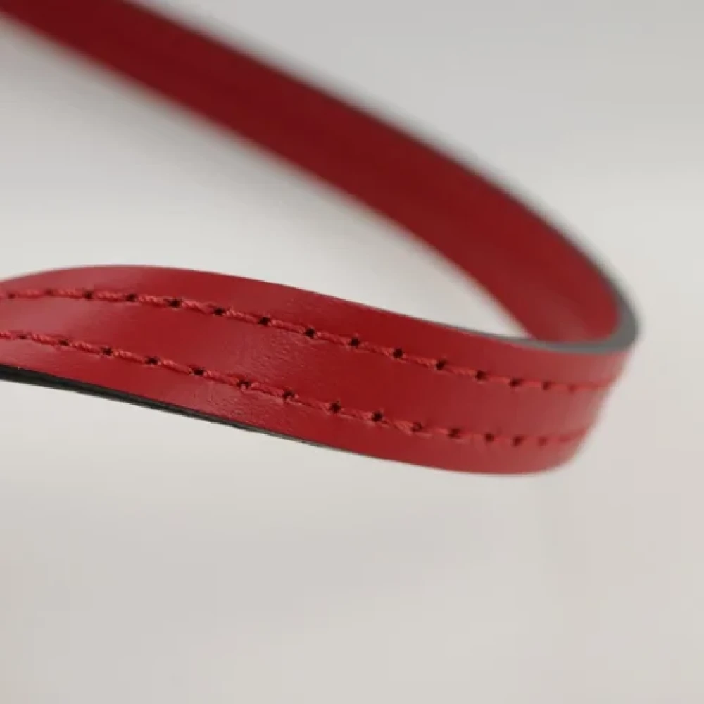 Louis Vuitton Vintage Pre-owned Leather pouches Red Dames