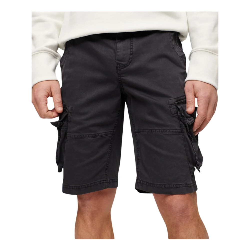 Superdry Stijlvolle Shorts Black Heren