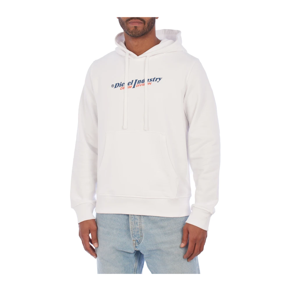 Diesel Hombre Blanco Sudaderas, Talla: S