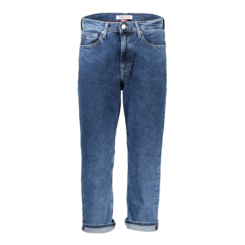 Tommy Hilfiger Blauwe Denim Jeans met Borduurwerk Blue Dames