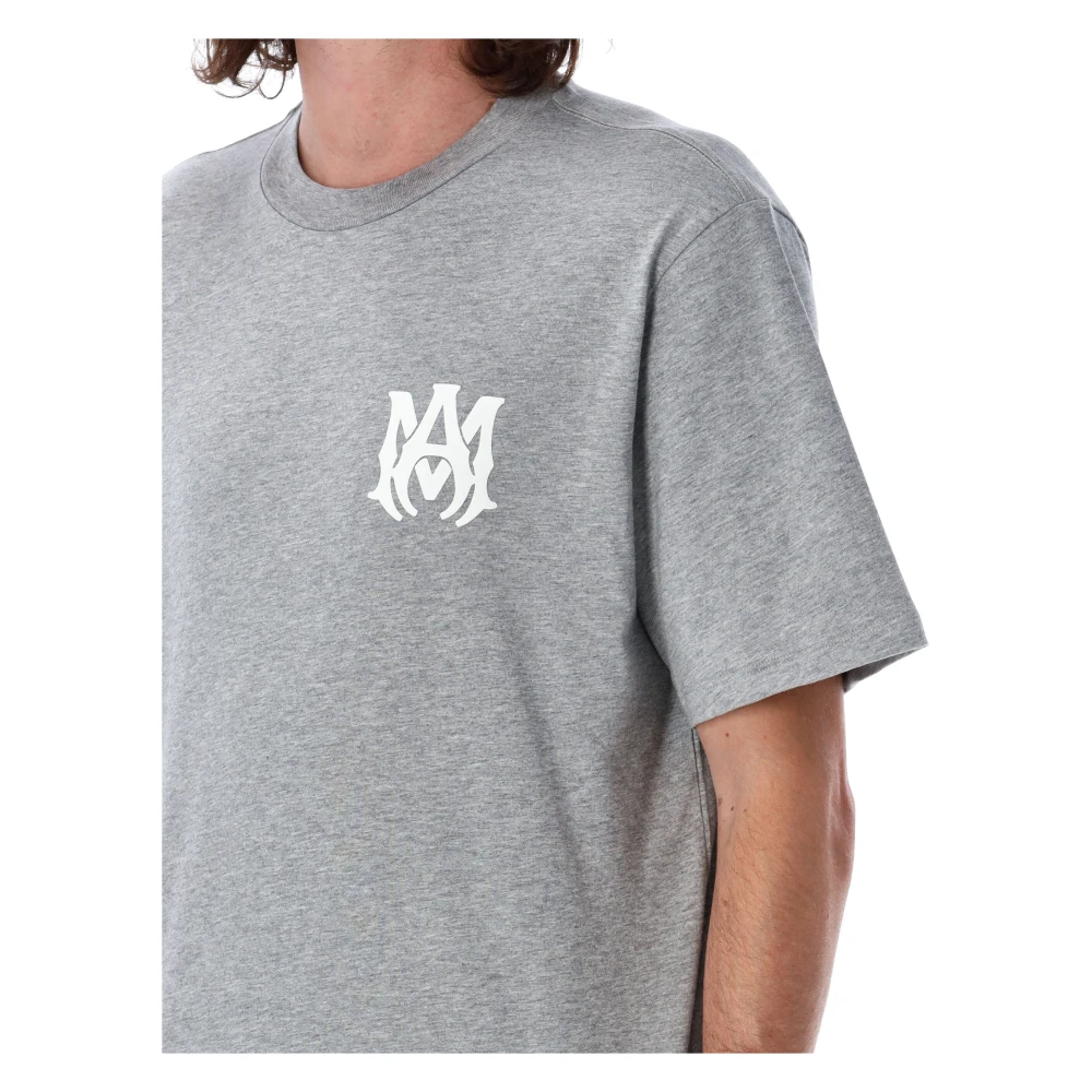 Amiri Core Logo T-shirt Gray Heren