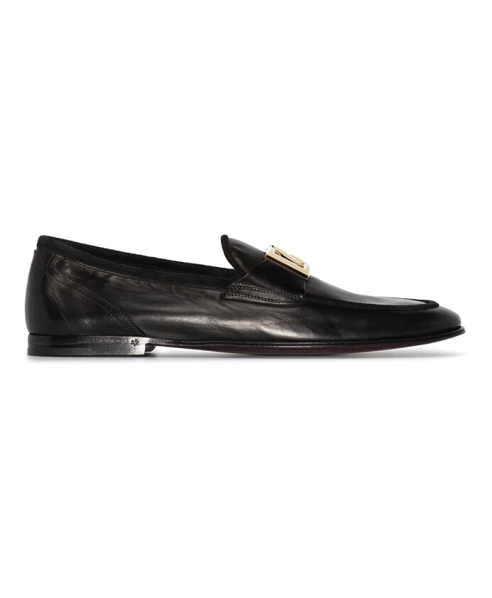 mocassins-classiques-noirs-avec-logo-plaque