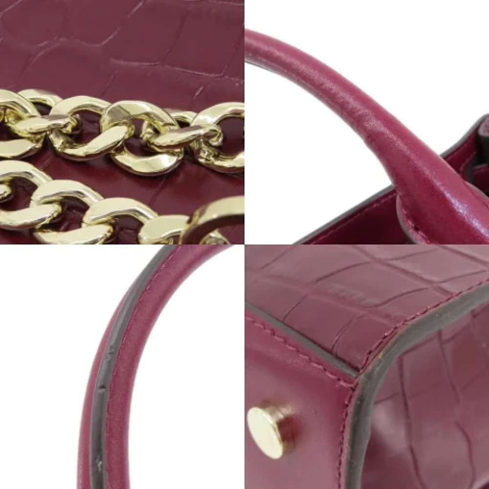 Michael Kors Pre-owned Leather totes Red Dames