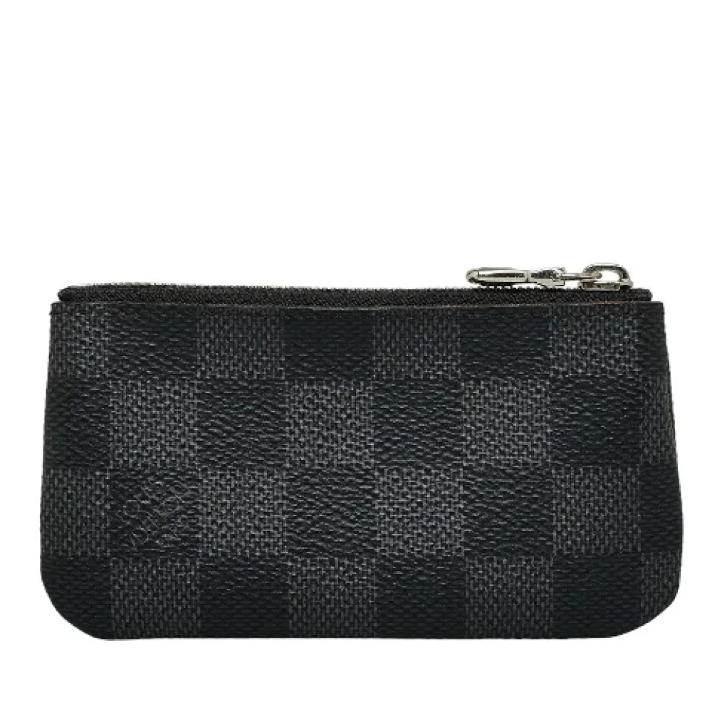 Louis Vuitton Vintage Pre-owned Canvas wallets Black Heren