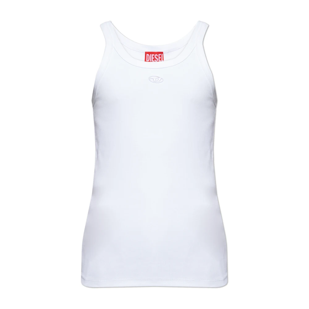 Diesel Uomo Bianco Top, S, New,