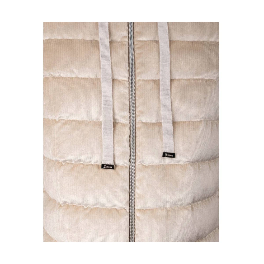 Herno Middelgrote Dames Pufferjas Beige Dames