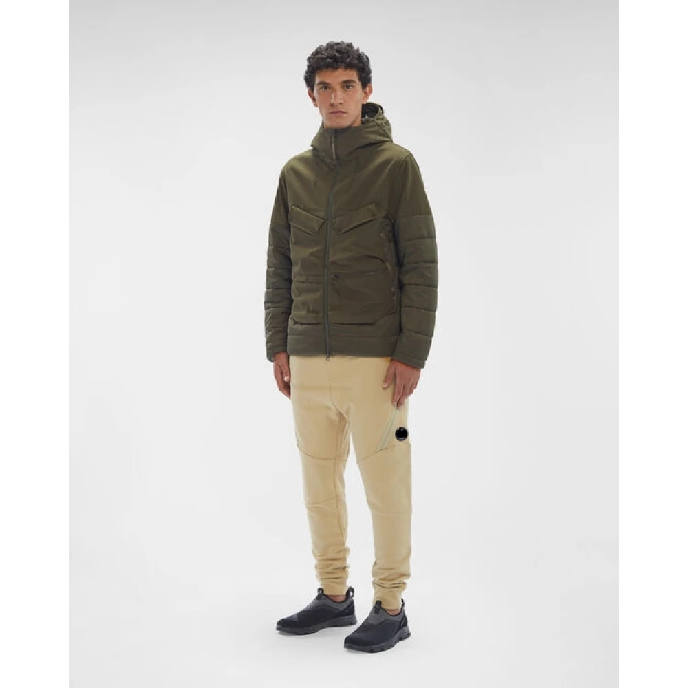 C.P. Company Verstelbare Goggle Jas Green Heren
