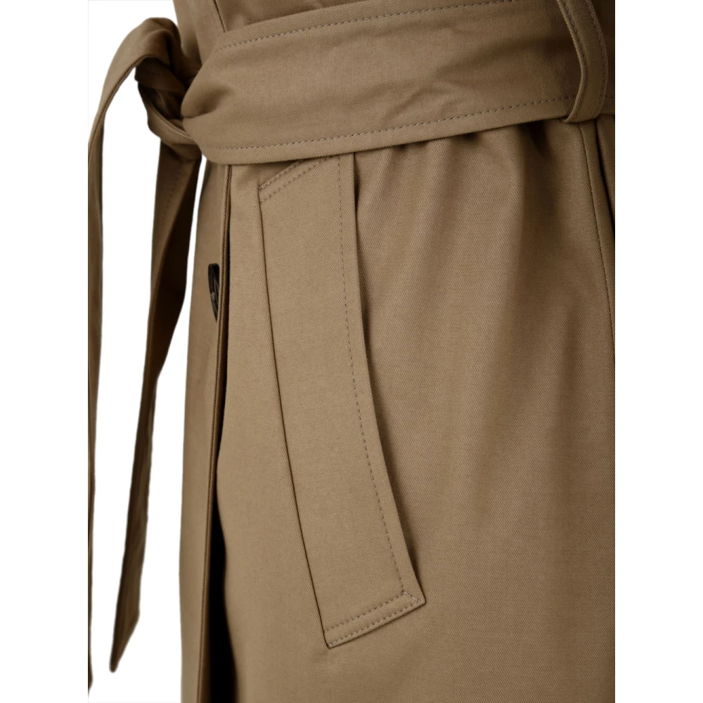 Douuod Woman Bruine Trenchcoat voor Dames Brown Dames