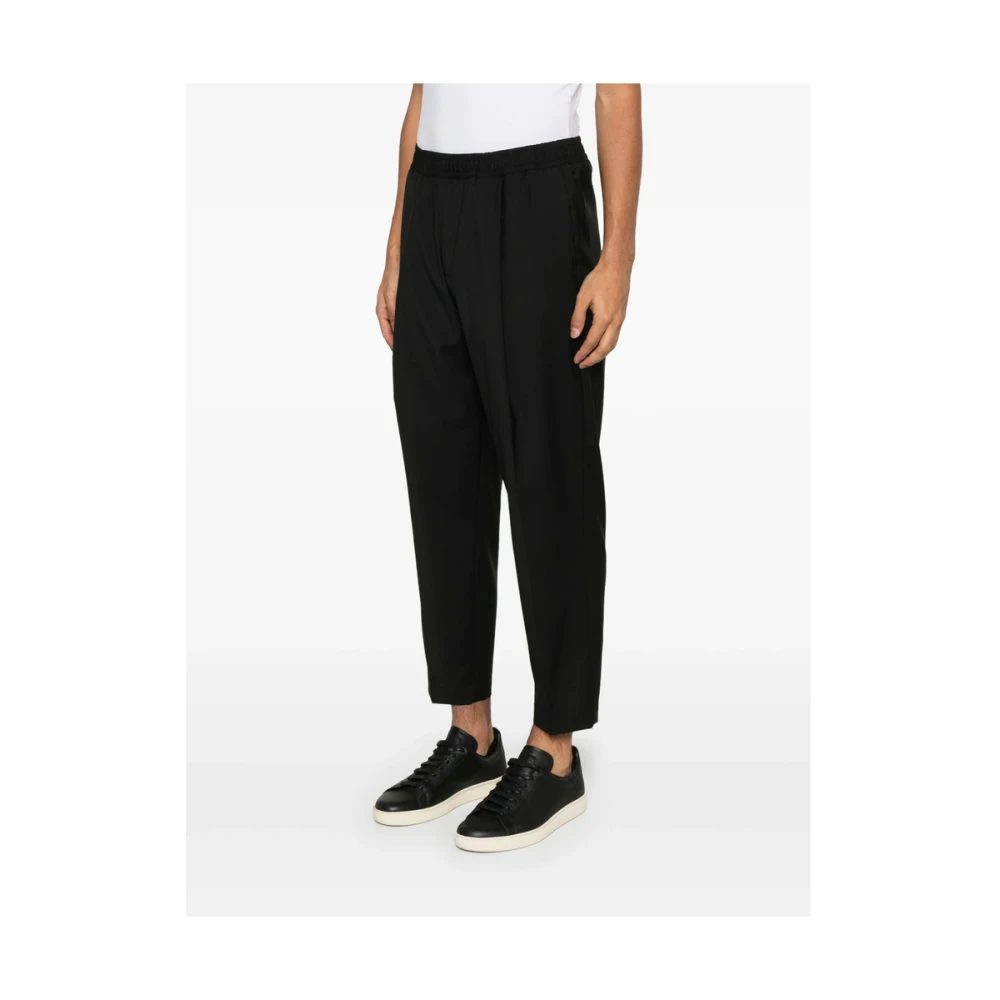 Briglia Zwarte Elastische Taille Shorts Black Heren