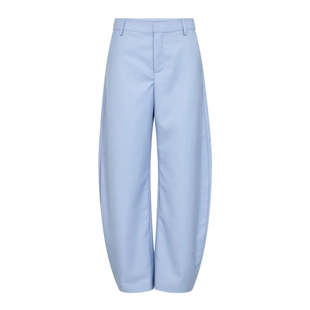 Co'couture Blue Wide Trousers - Female - Wide Trousers - Xl - Trousers