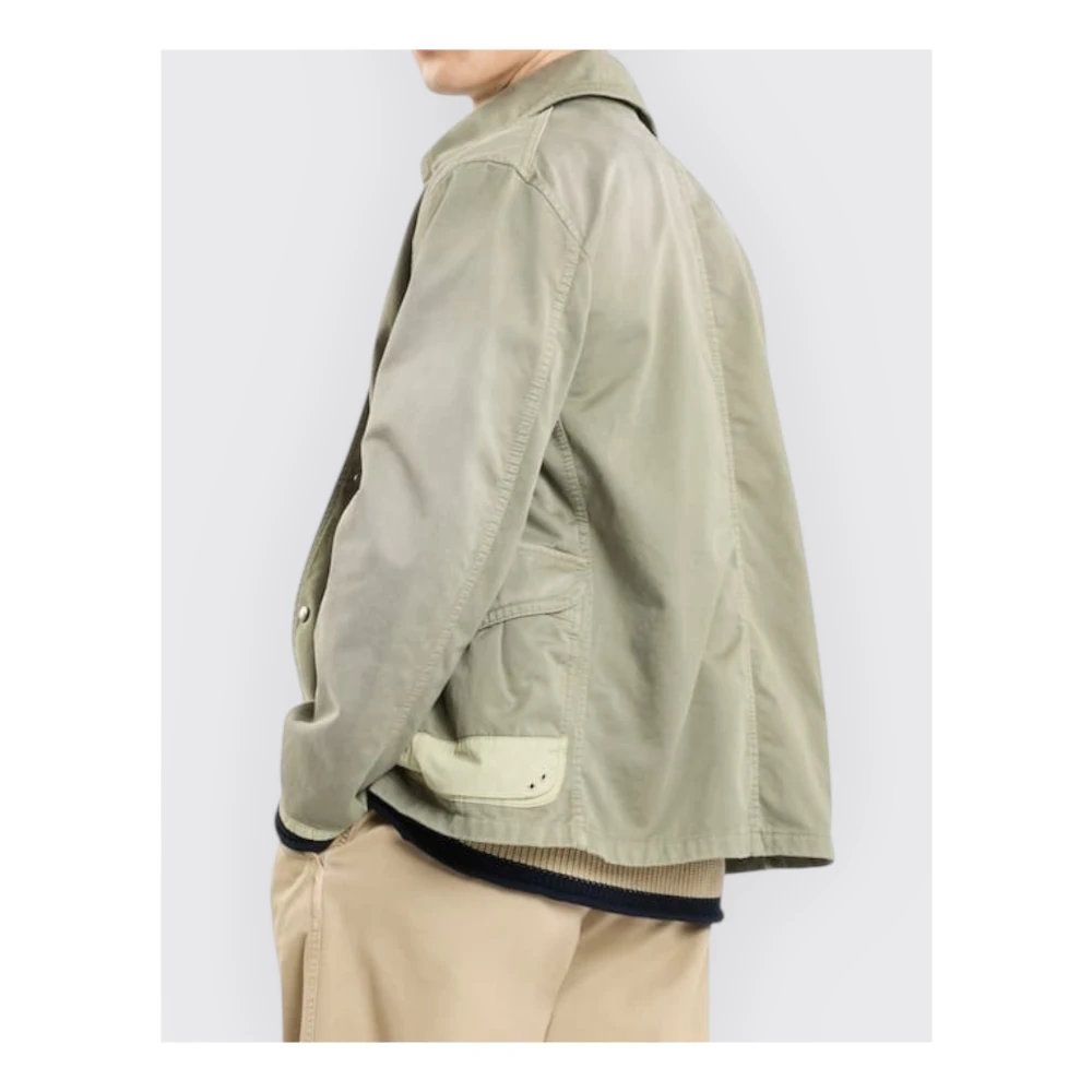 Fay Archief Caban Jas met 4 Haken Green Heren