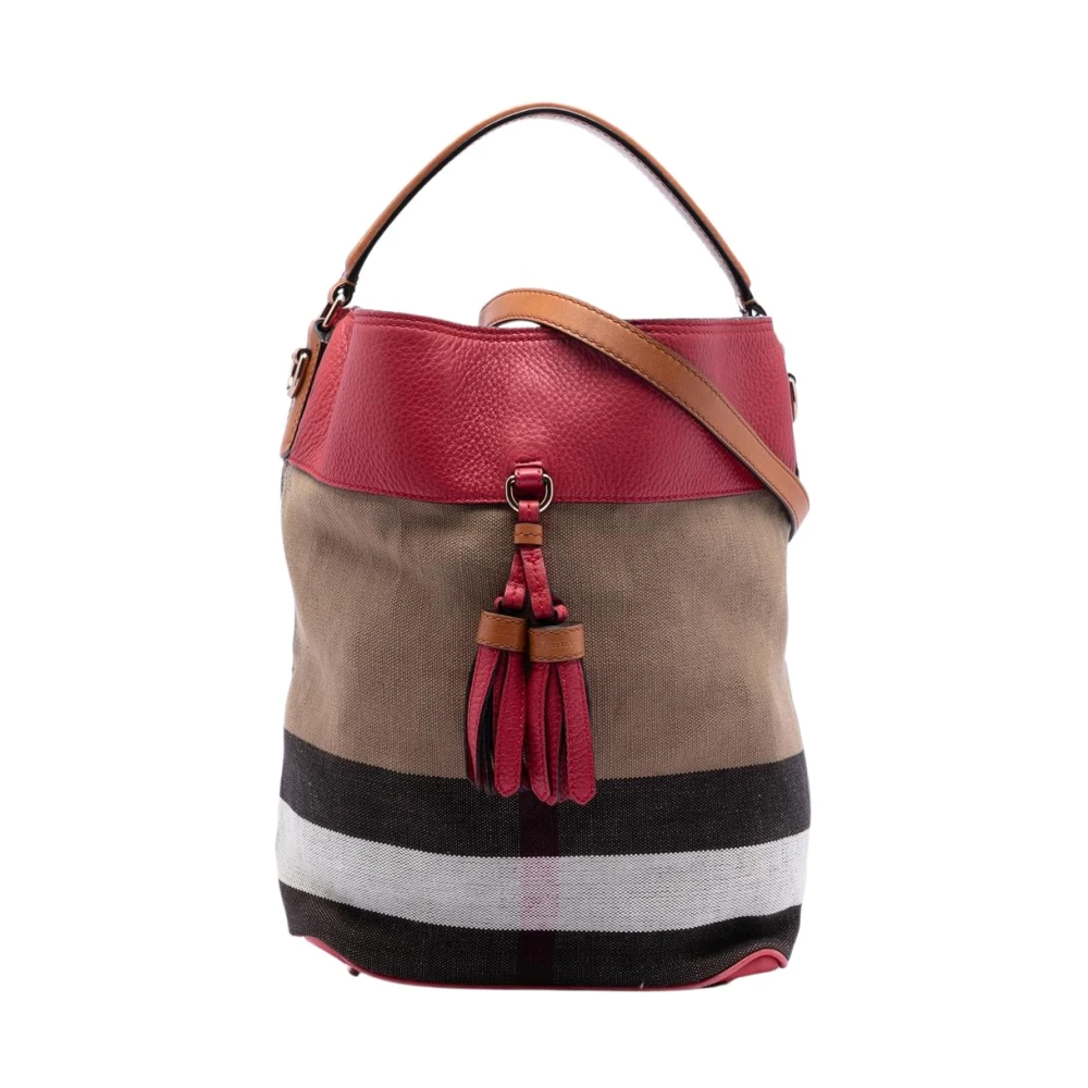 Burberry Vintage Women's Pre-Owned Convertible Bucket Bag