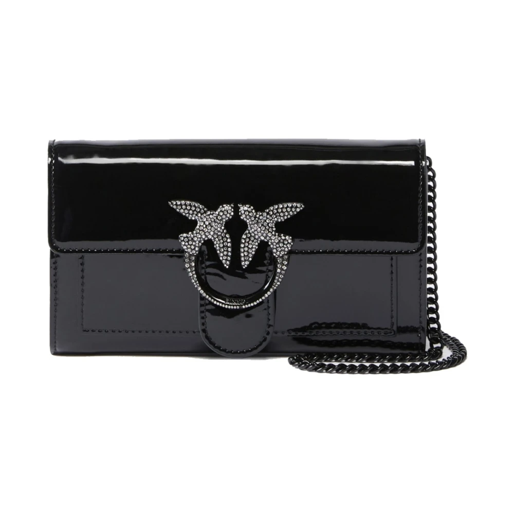 pinko Love Icon Schoudertas Black Dames