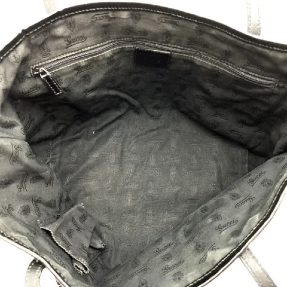 Gucci Vintage Pre-owned Canvas totes Black Dames
