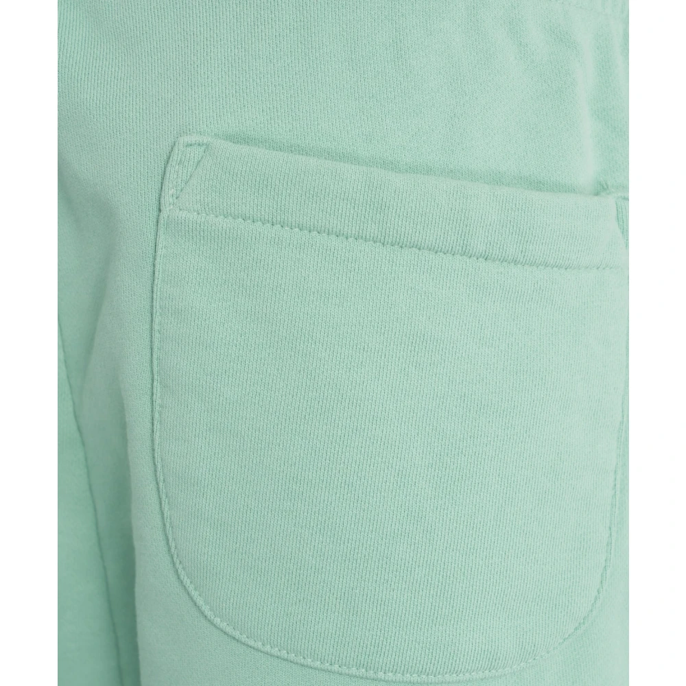 Polo Ralph Lauren Turquoise Sweat Shorts Verhoog Casual Stijl Green Heren