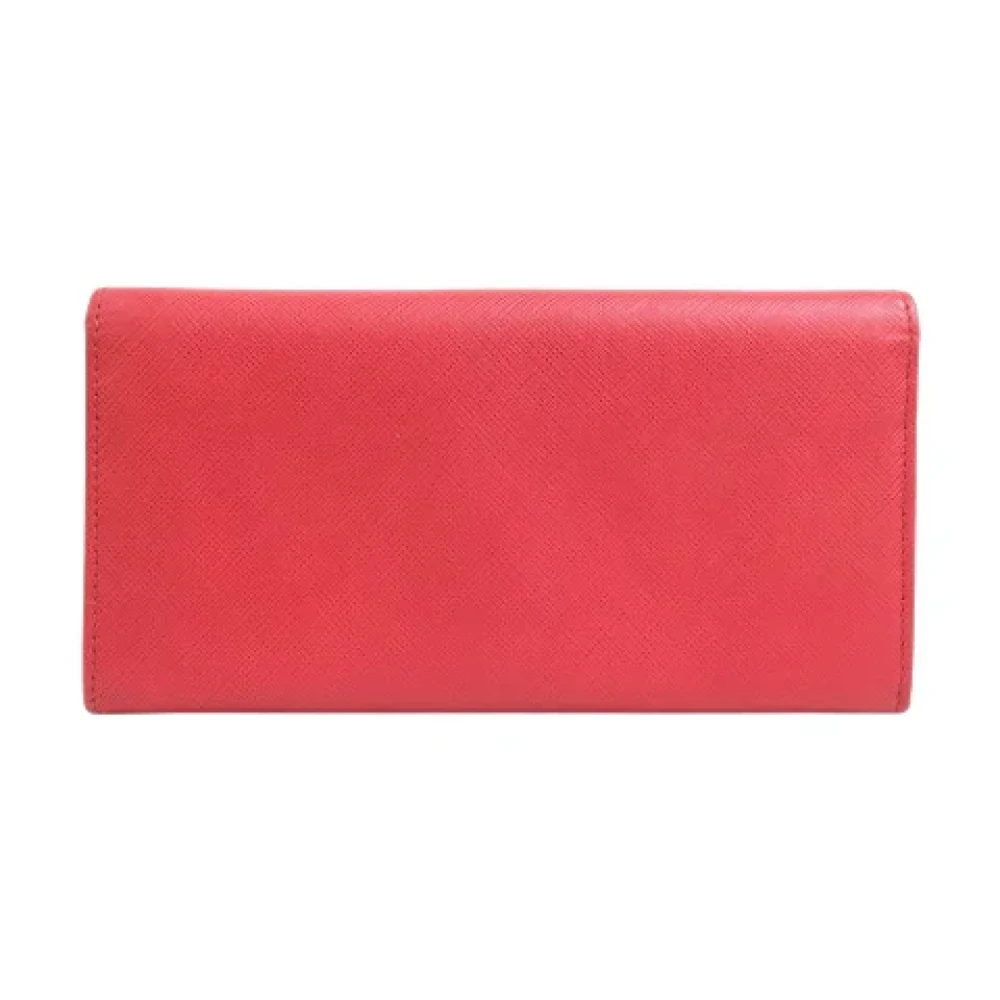 Salvatore Ferragamo Pre-owned Leather wallets Pink Dames